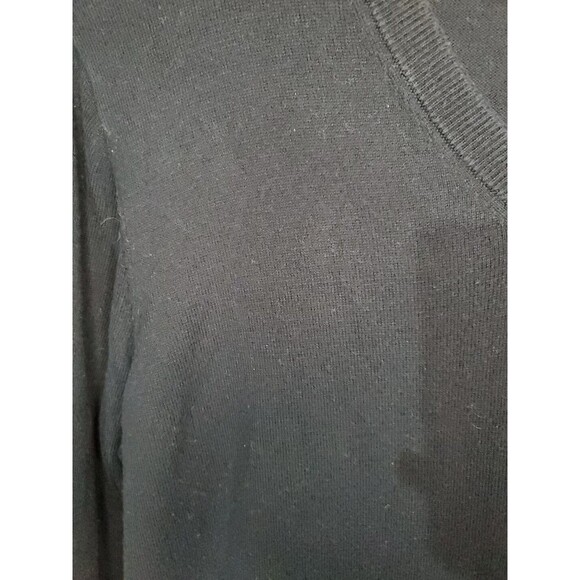 LL Bean XLarge TALL Blue Pullover Long Sleeve Cotton Cashmere Sweater 275552 - Picture 2 of 7